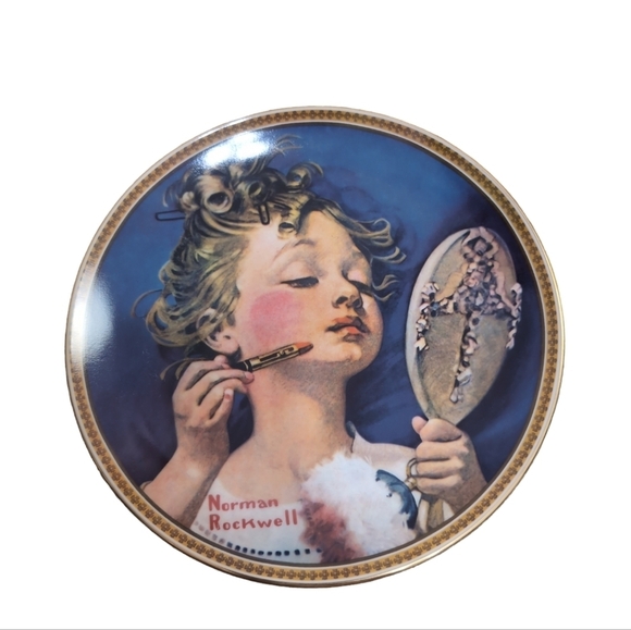 Norman Rockwell Vintage Collectors Plates Rediscovered Women Collection set of 5 - Picture 4 of 11